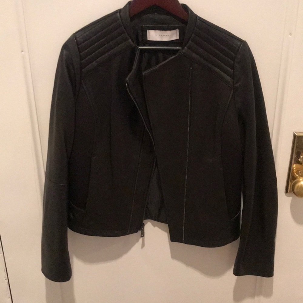 Tahari 100% Genuine Leather Jacket